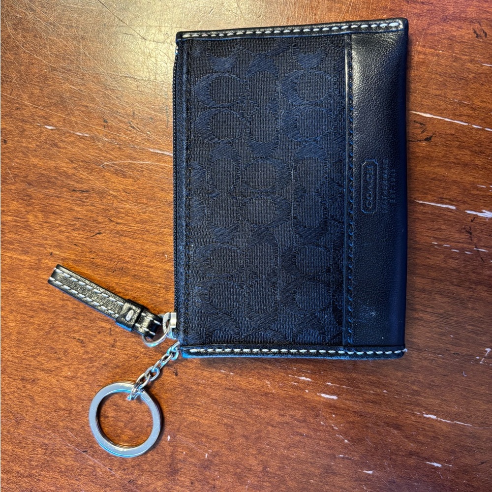 Coach Black and Brown Card Holder - Picture 4 of 4